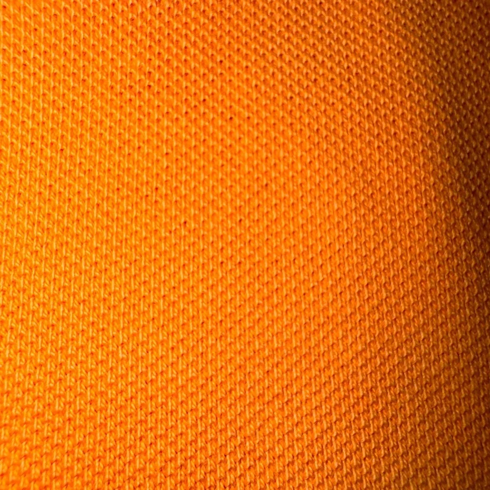 Polo Ralph Lauren Mens Large Orange Cotton Pique Short Sleeve Polo Shirt